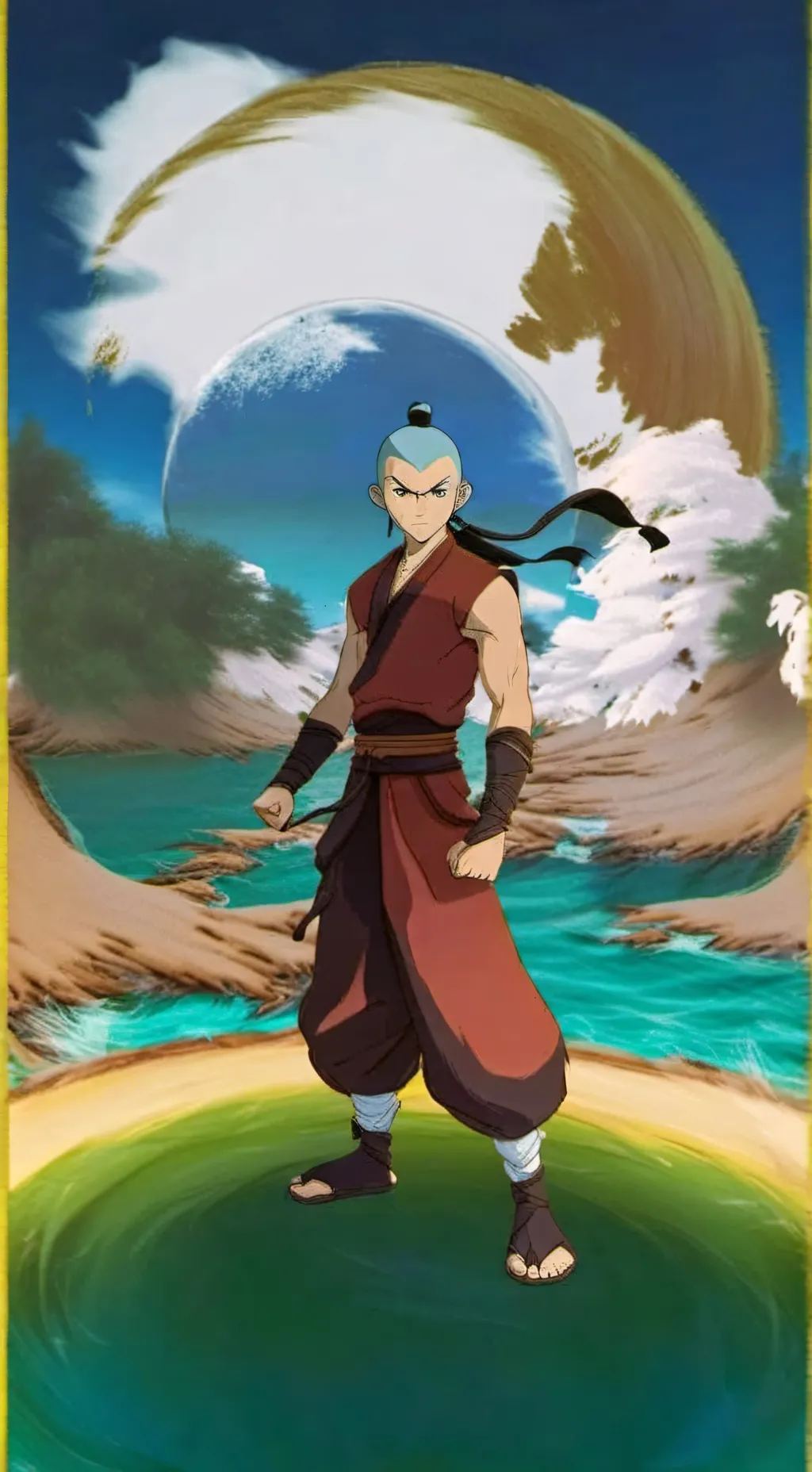 ai character: avatar background