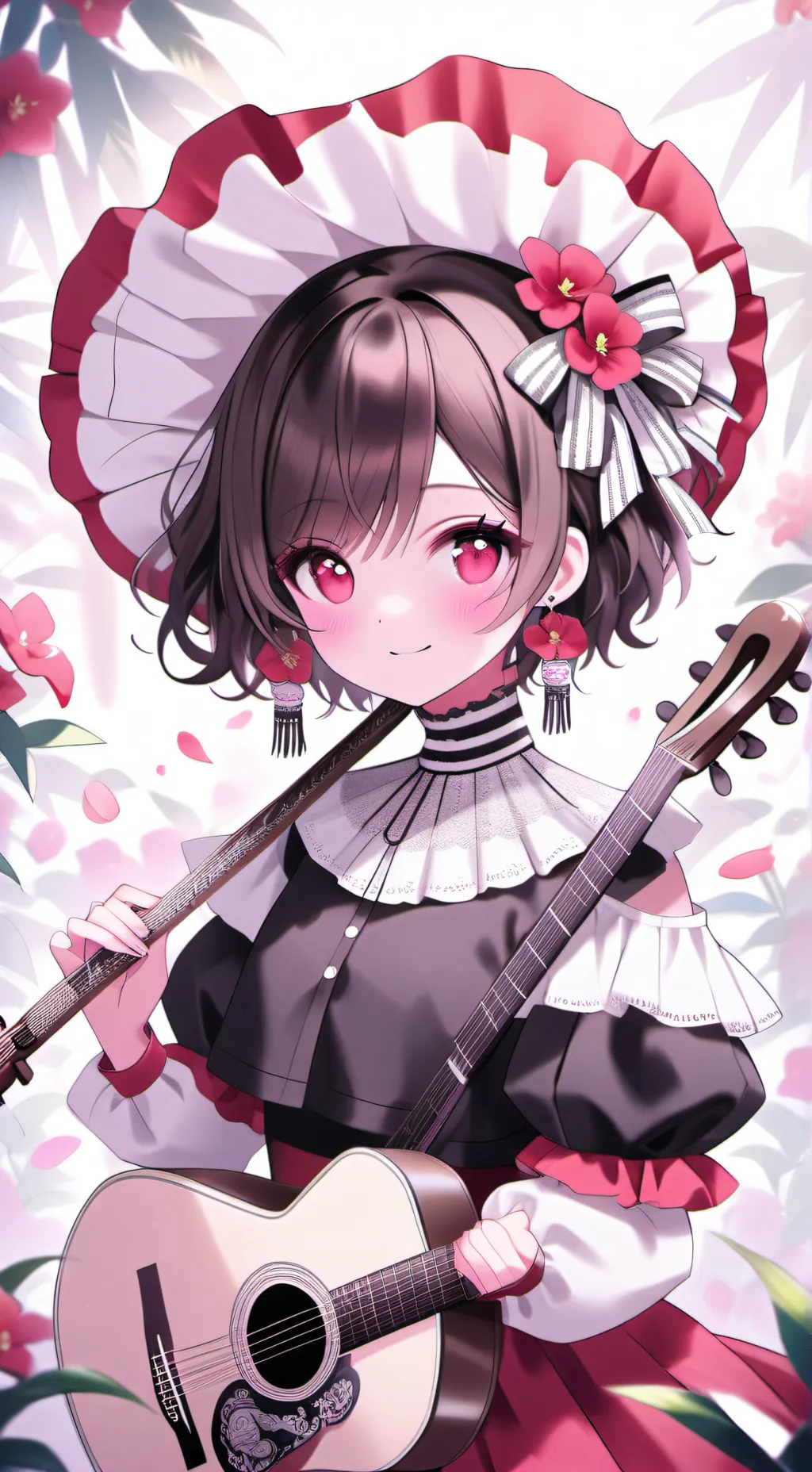 ai character: sakura background