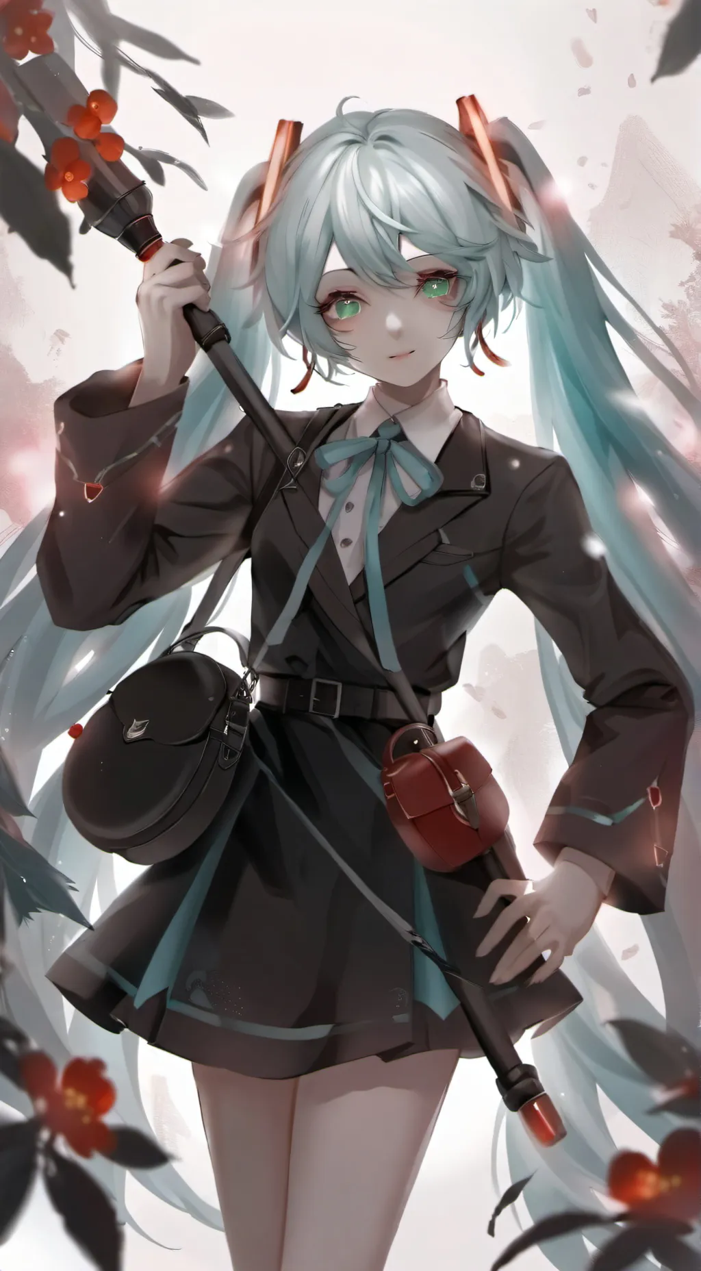 ai character: Hatzune Miku background