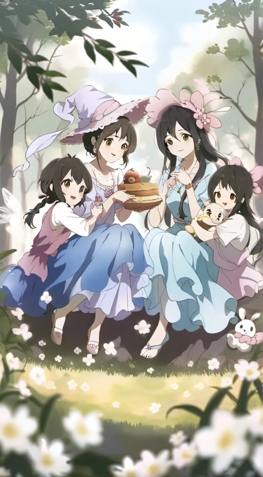 ai character: Girls  background