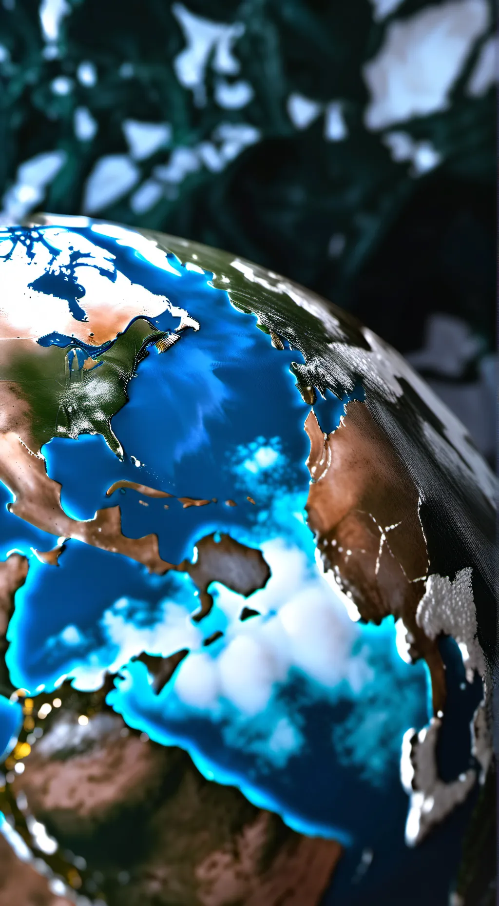ai character: earth background
