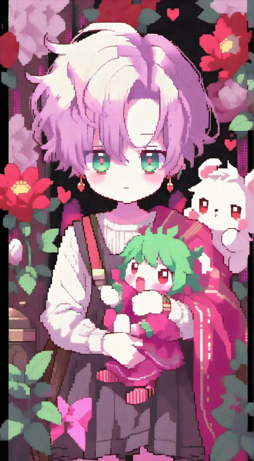 ai character: Mha TOO CUTE background