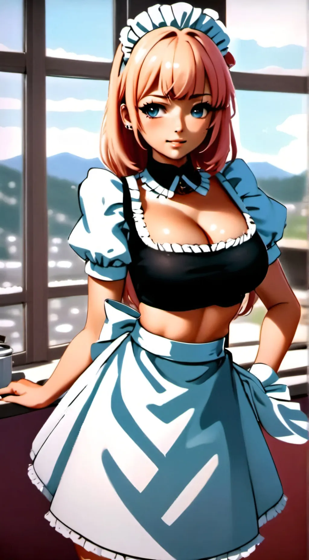 ai character: Porsche  background