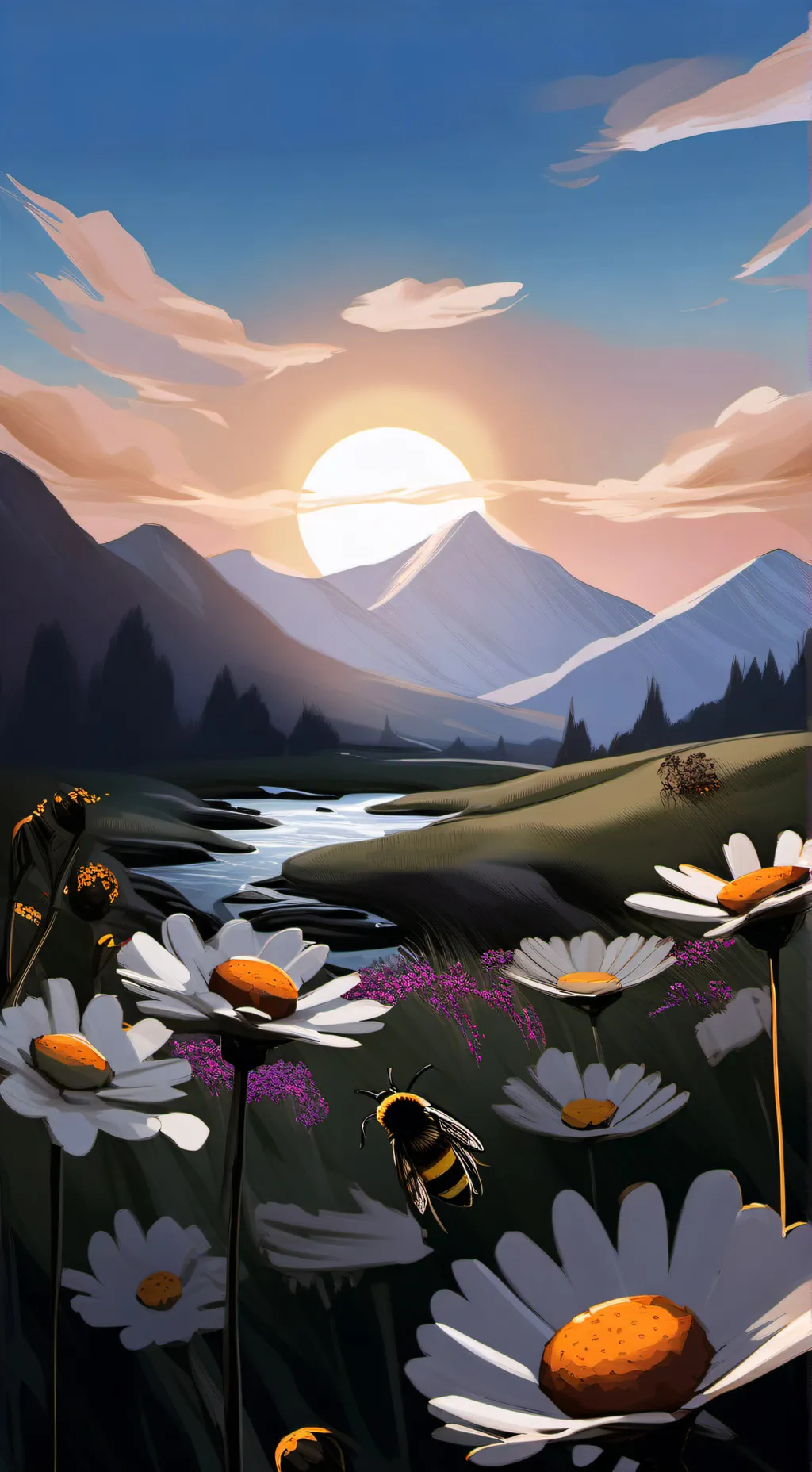 ai character: GRASS background