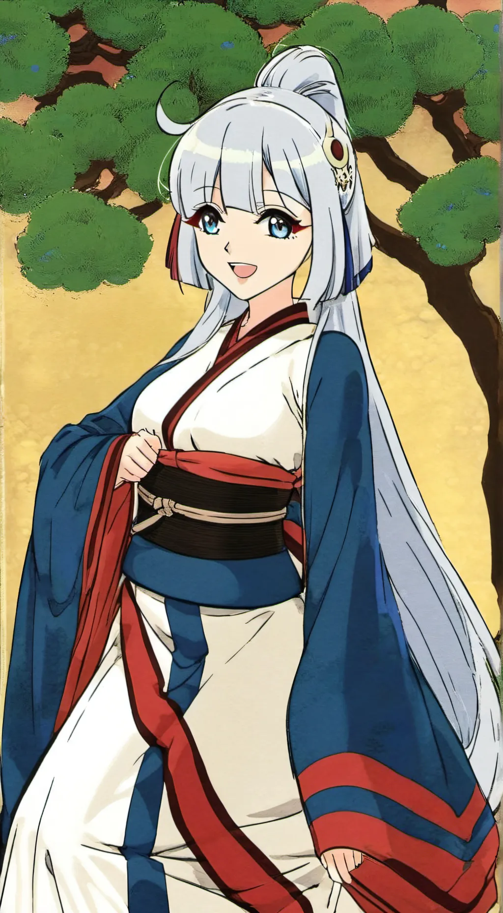 ai character: Kny mi oc background