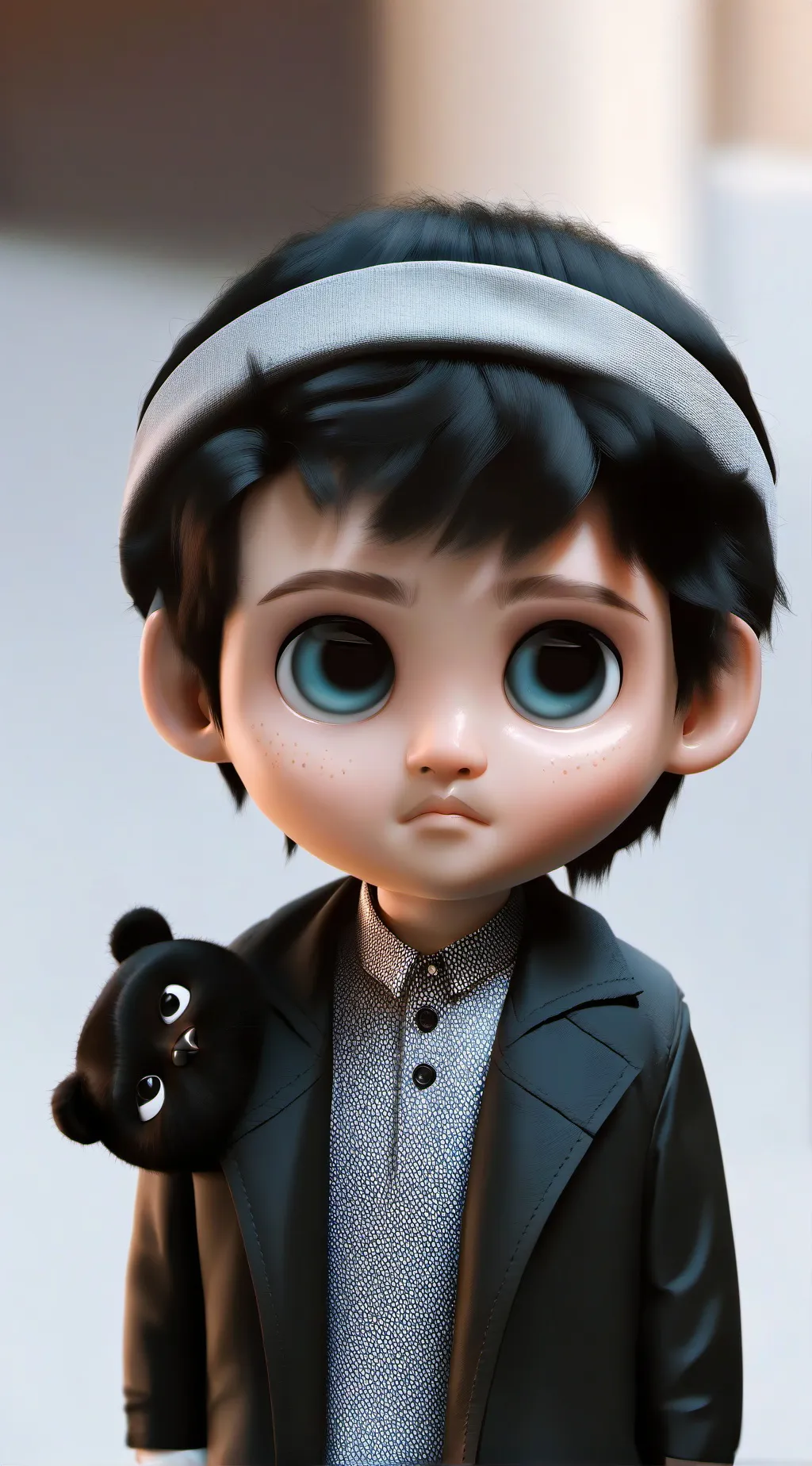 ai character: mha new student  background