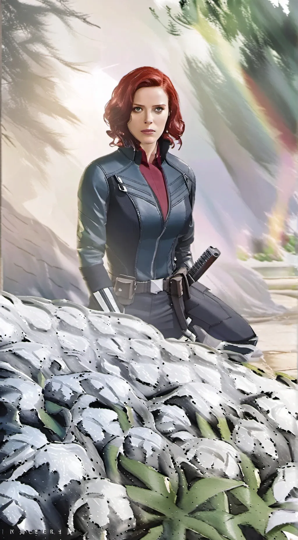 ai character: natasha romanoff  background