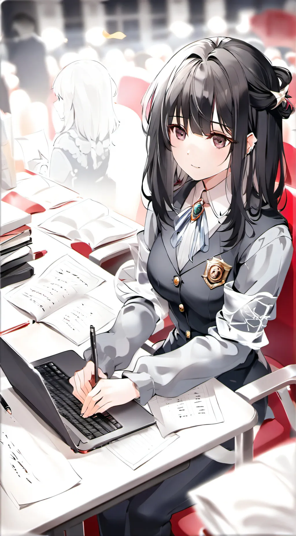 ai character: Ji-Yu Lee background