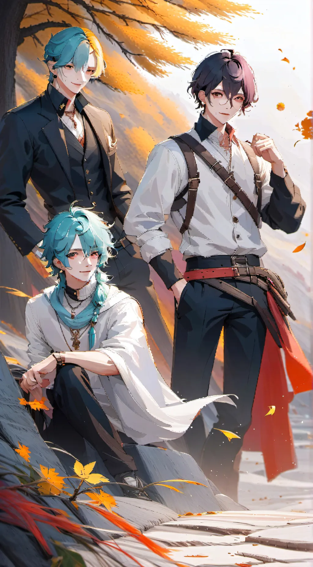 ai character: Xander, Akio, Owen background