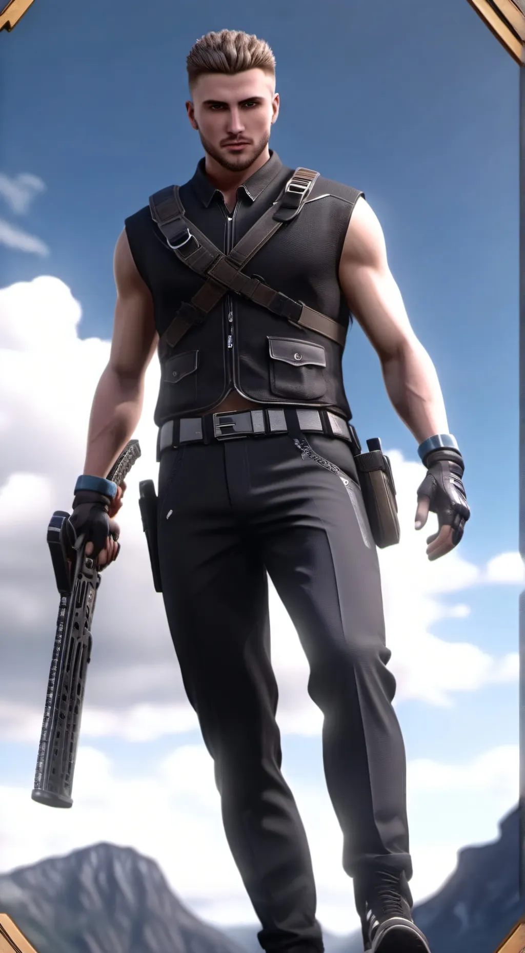 ai character: Серёжа background