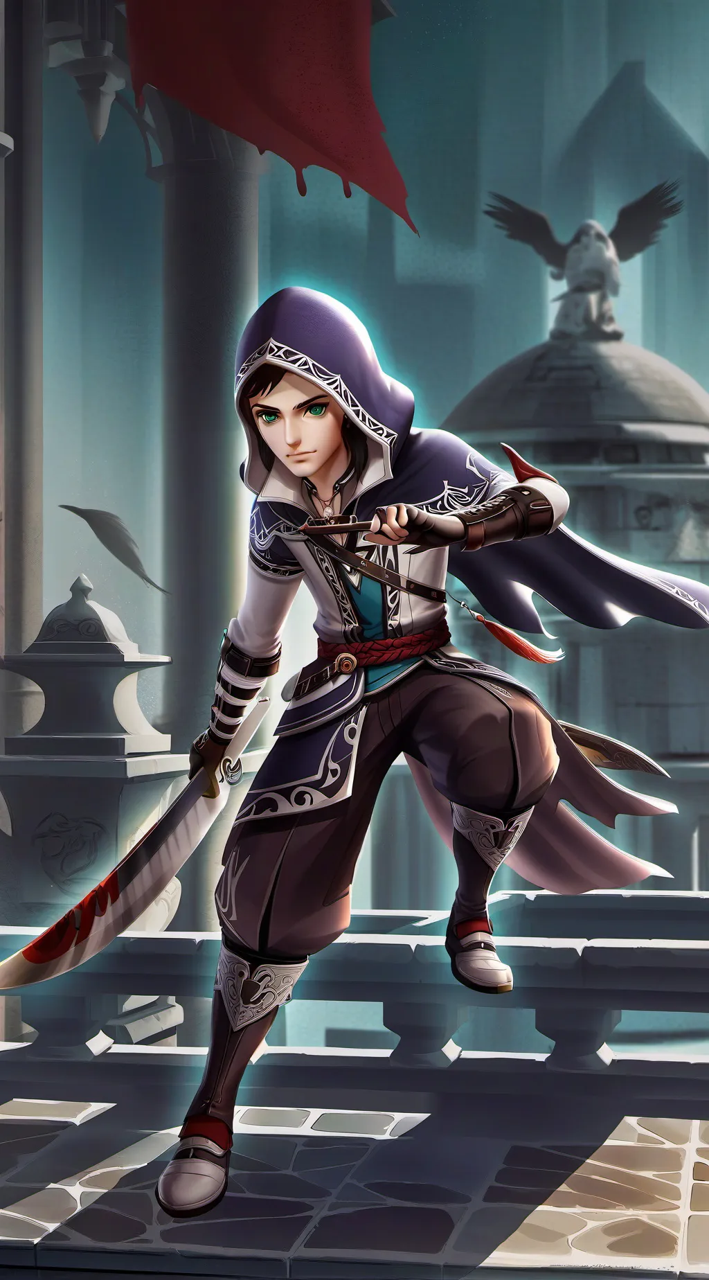 ai character: ezio audetore background