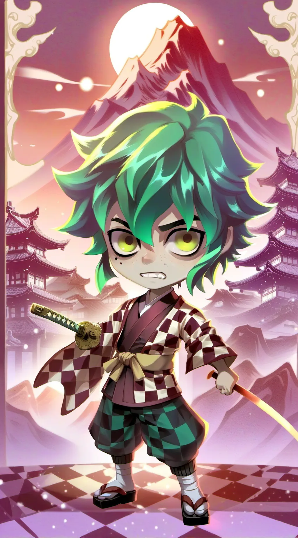 ai character: Gyutaro x y/n background