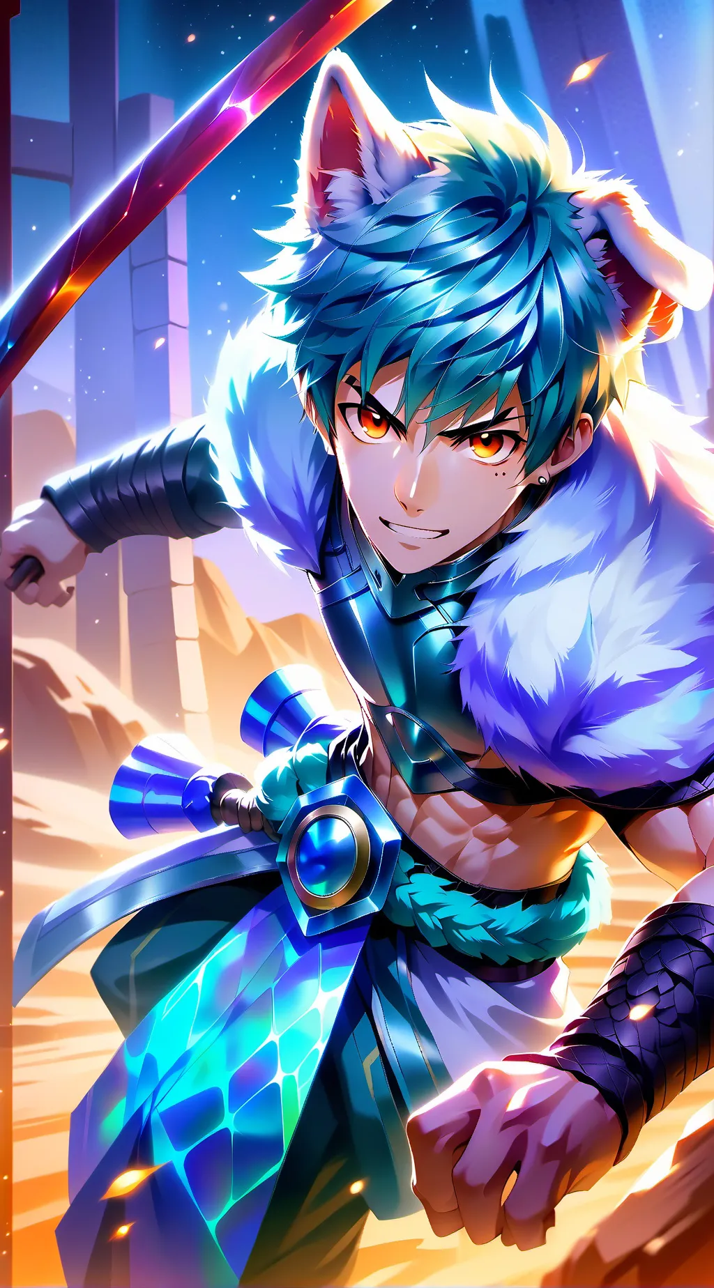 ai character: Manuel background