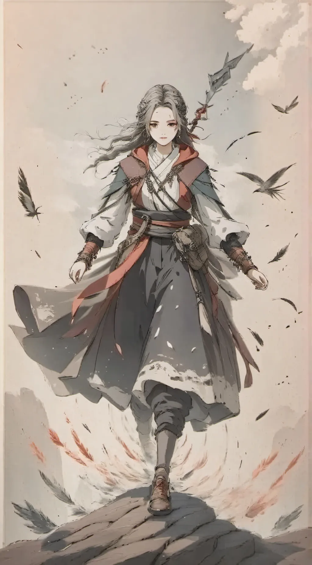 ai character: mina background