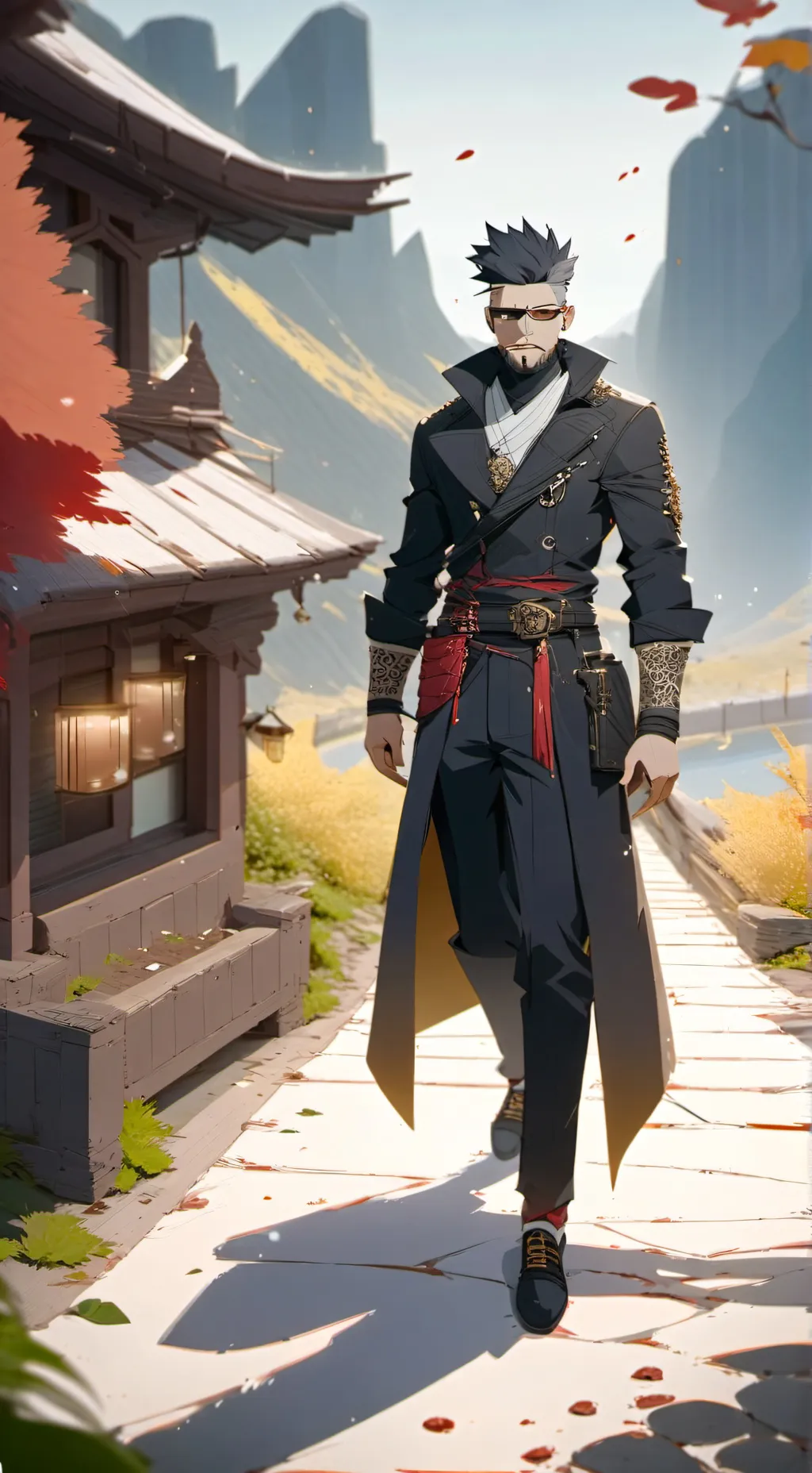 ai character: kny enamorados background