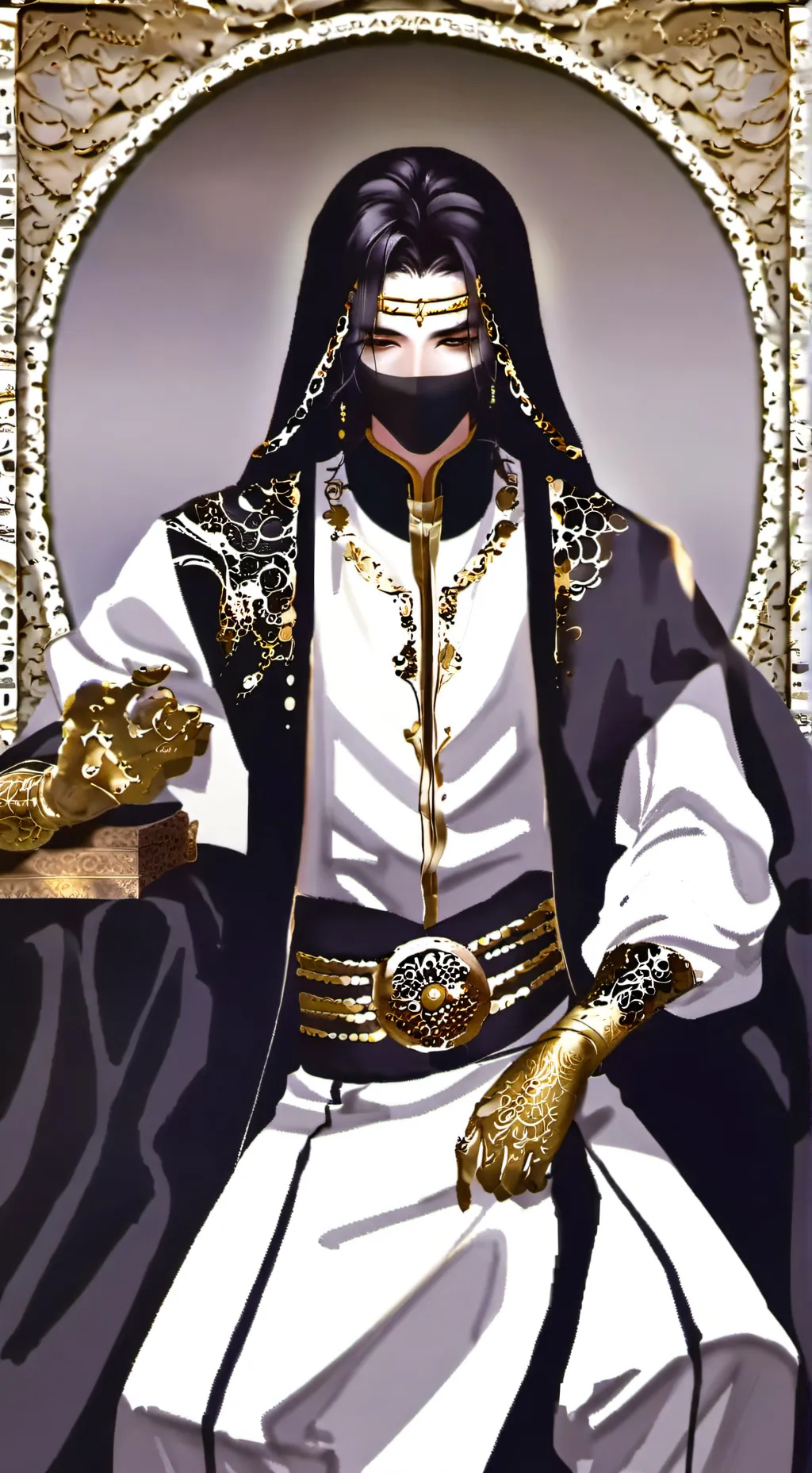 ai character: ☆•Demainius•☆ background