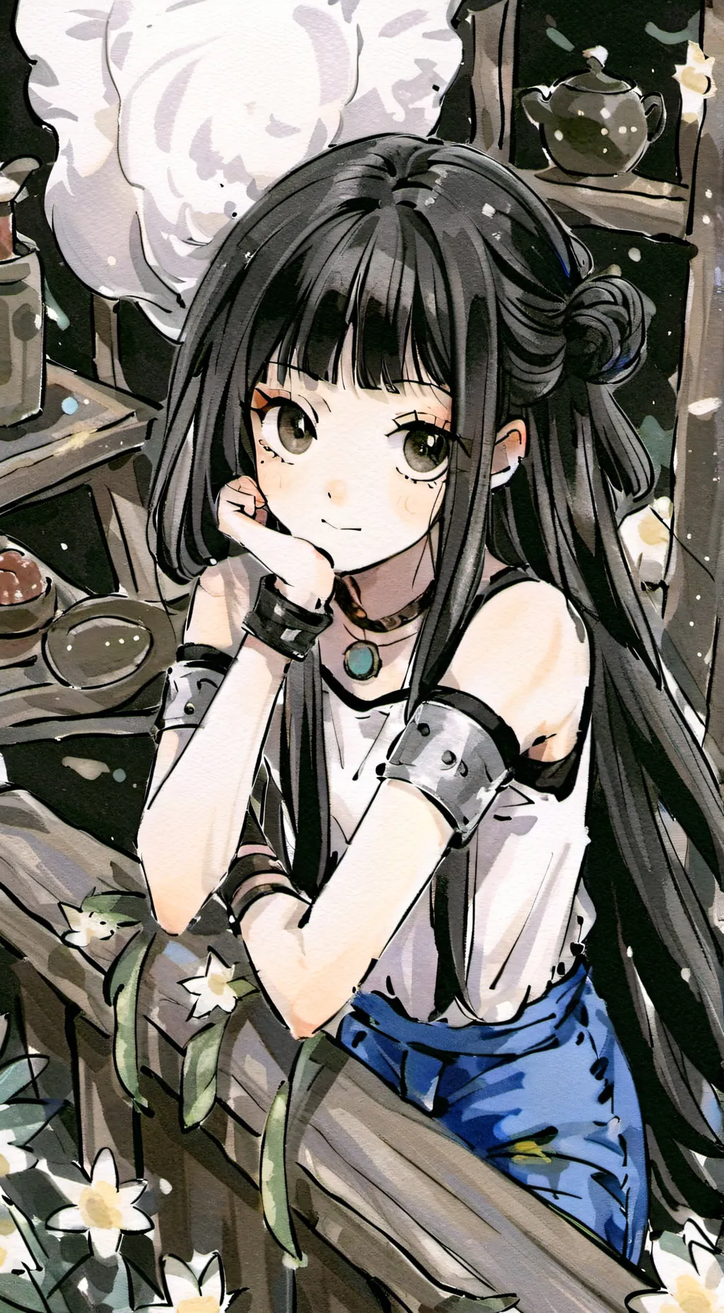 ai character: Giyuu Gf background