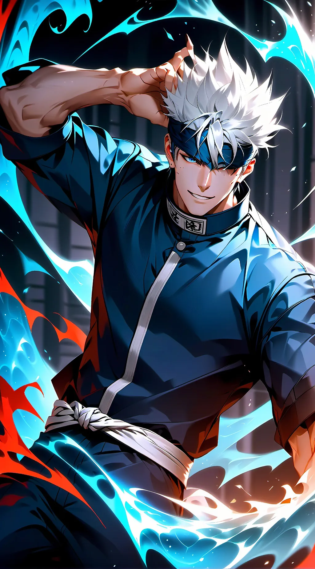 ai character: Satoru Gojo background