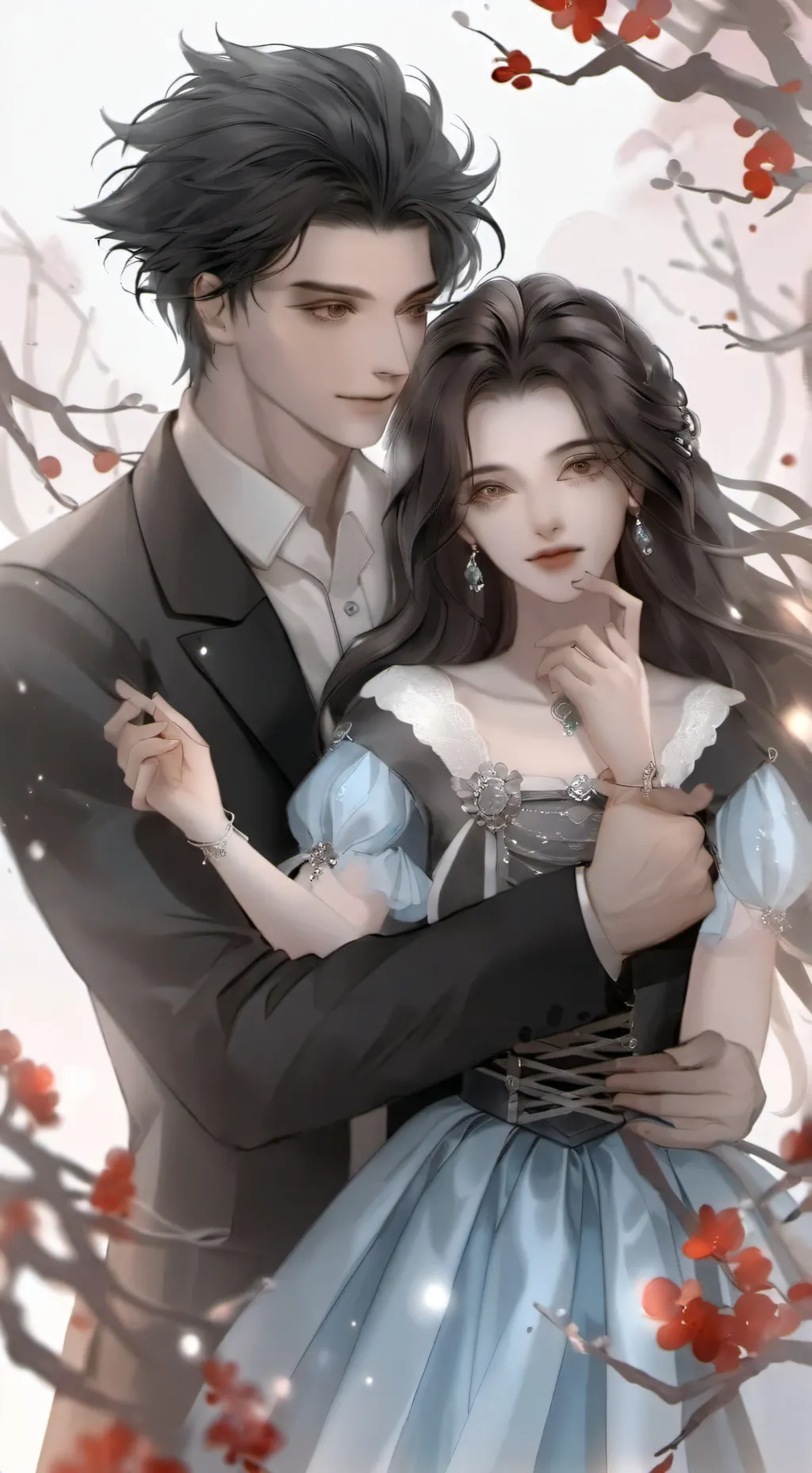 ai character: 100 coup de foudre background