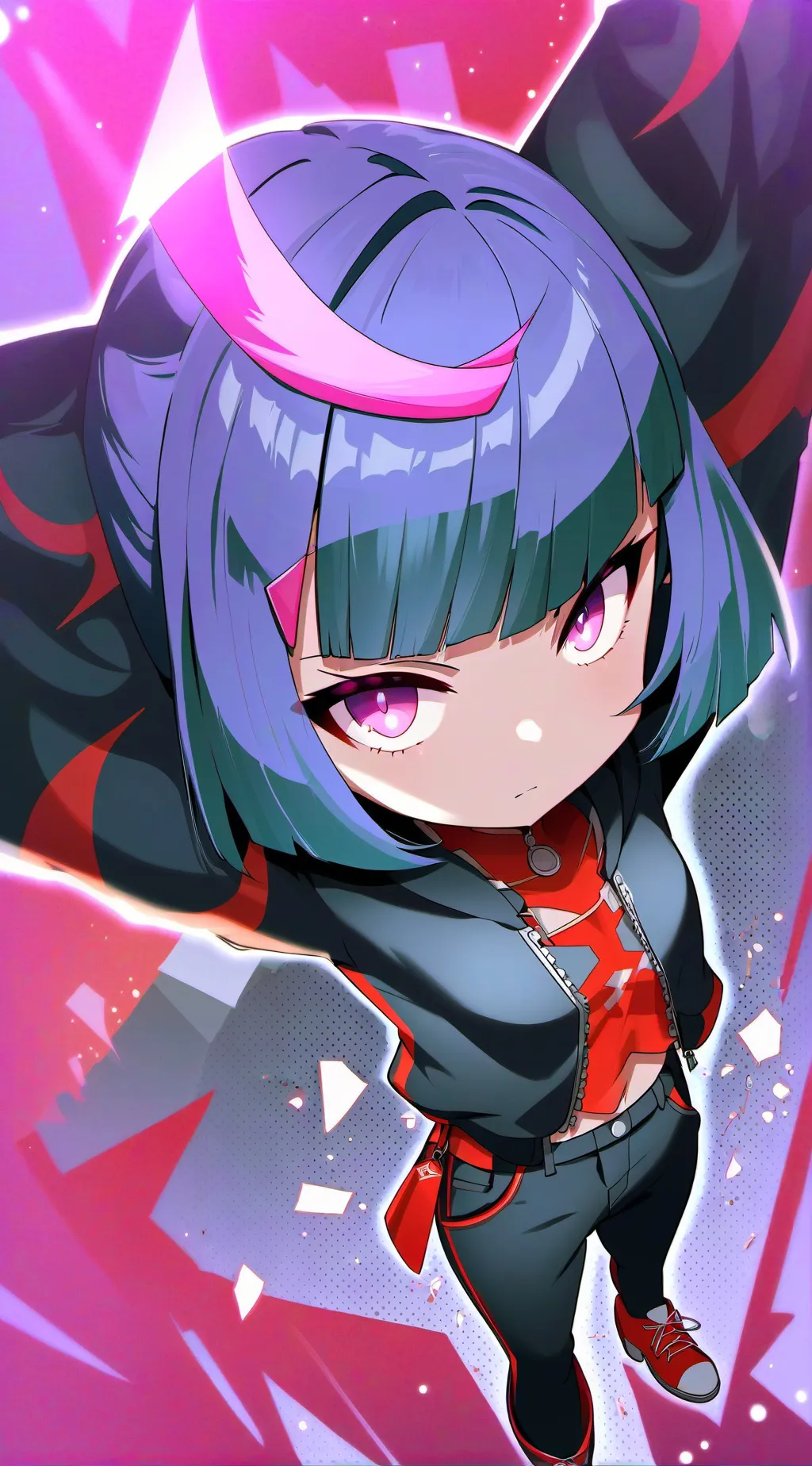 ai character: caio e  ana background