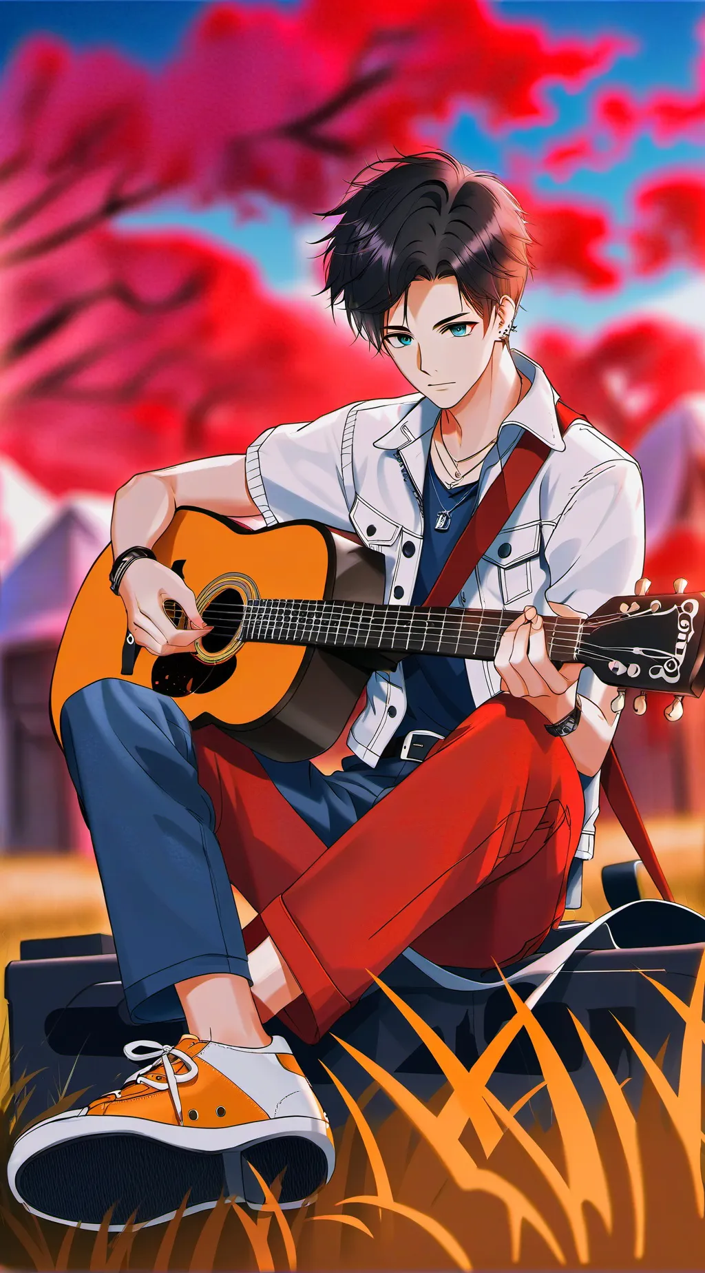 ai character: Rouge background