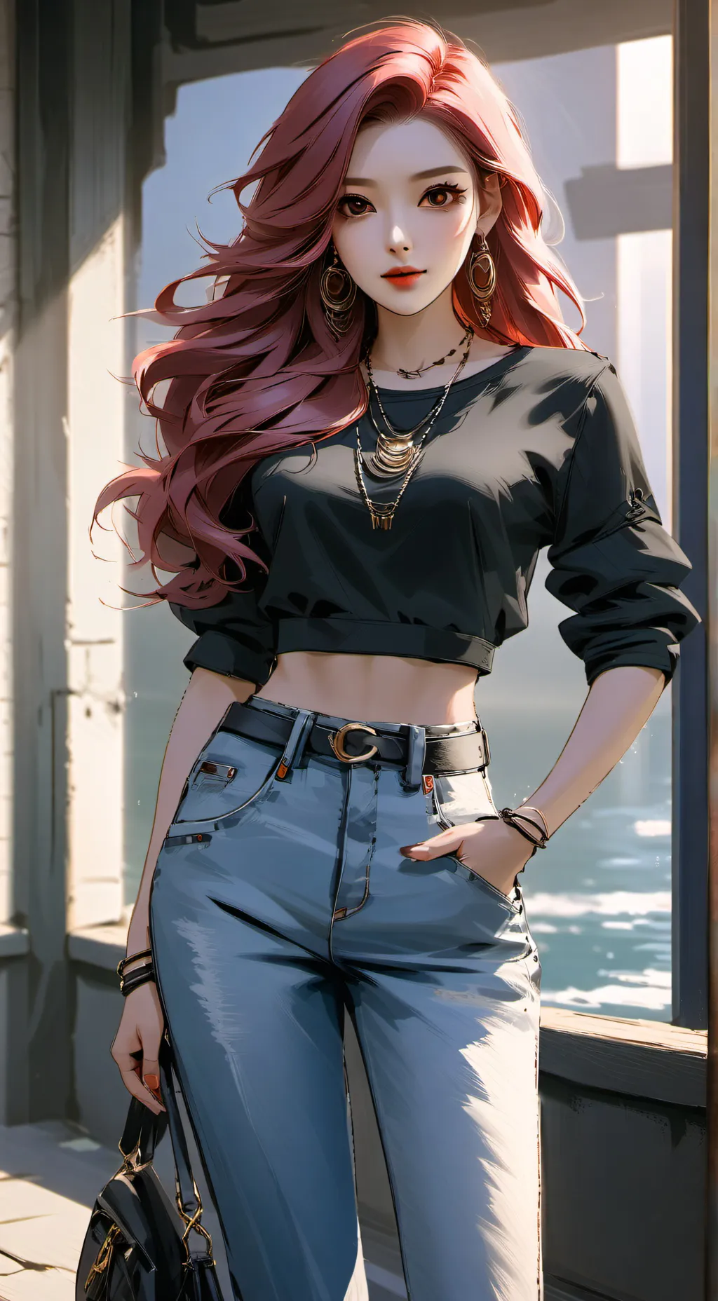 ai character: Ruby background