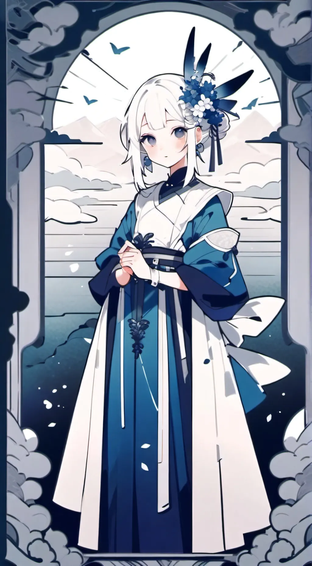 ai character: kny background