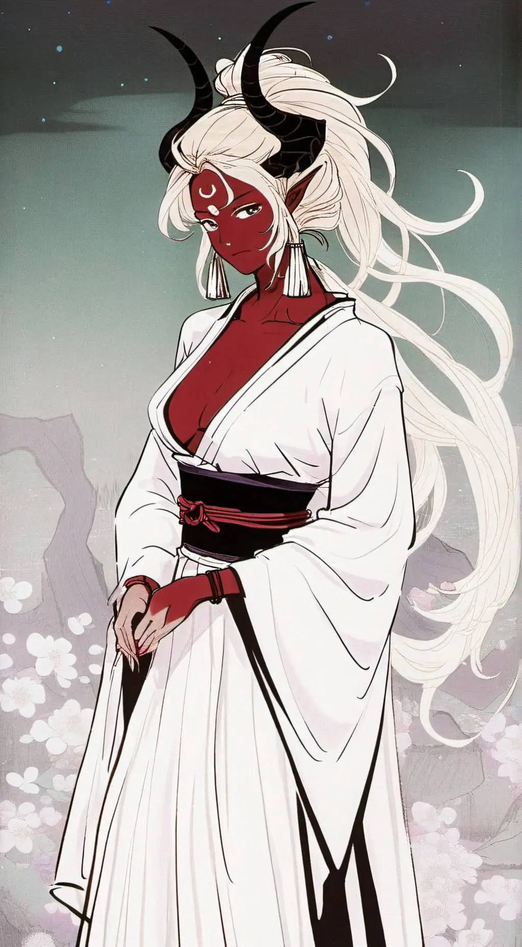 ai character: Kumasari Mako background
