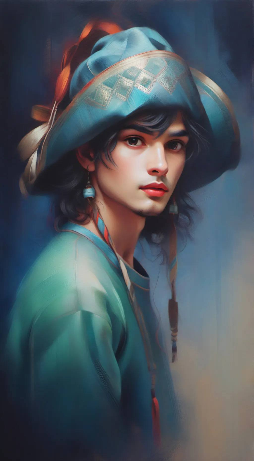 ai character: Laurens covek  background