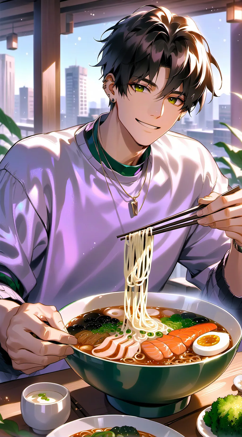 ai character: Thoma background