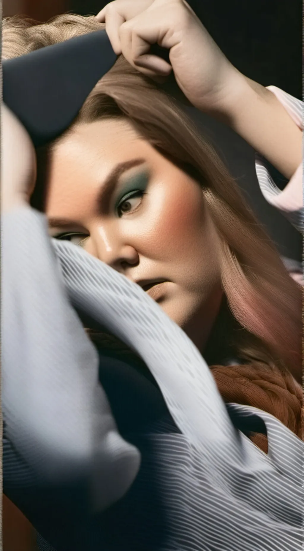 ai character: Fat girl-rose background