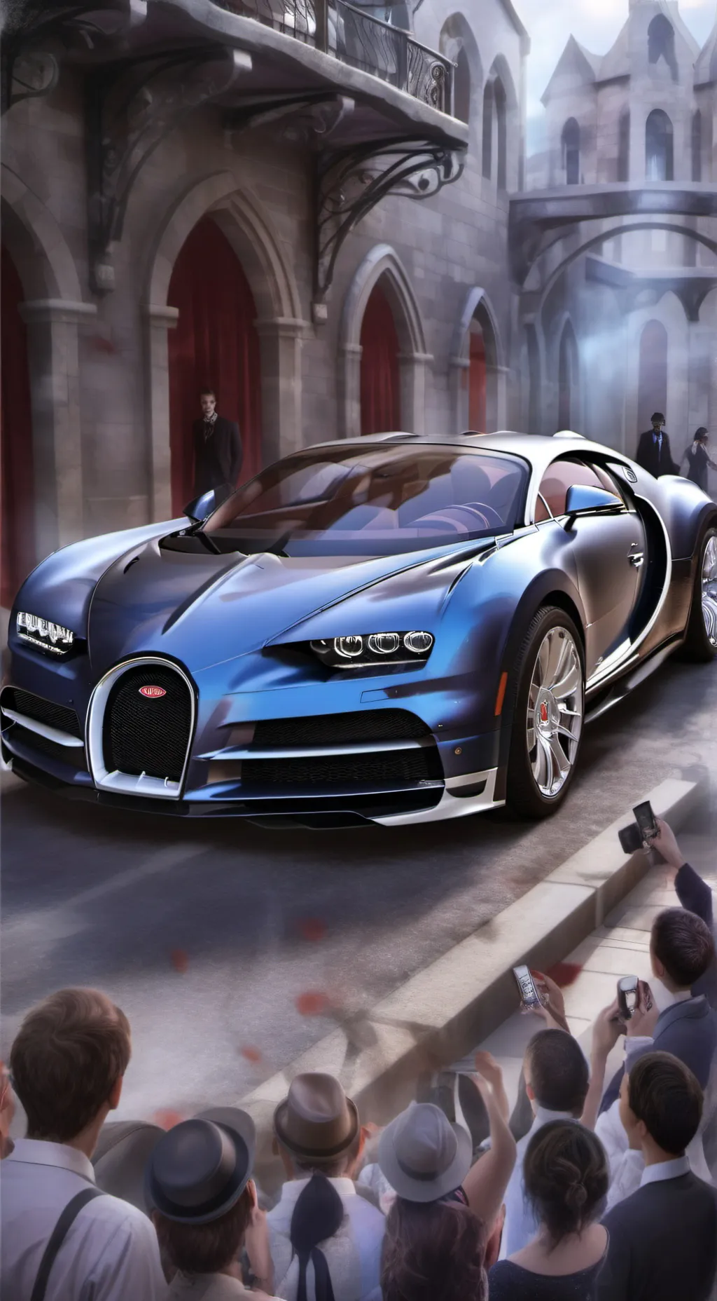 ai character: your bugatti background