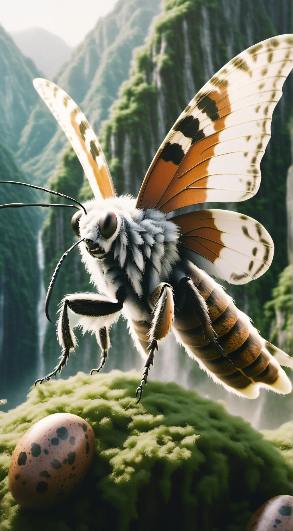 ai character: mothra background