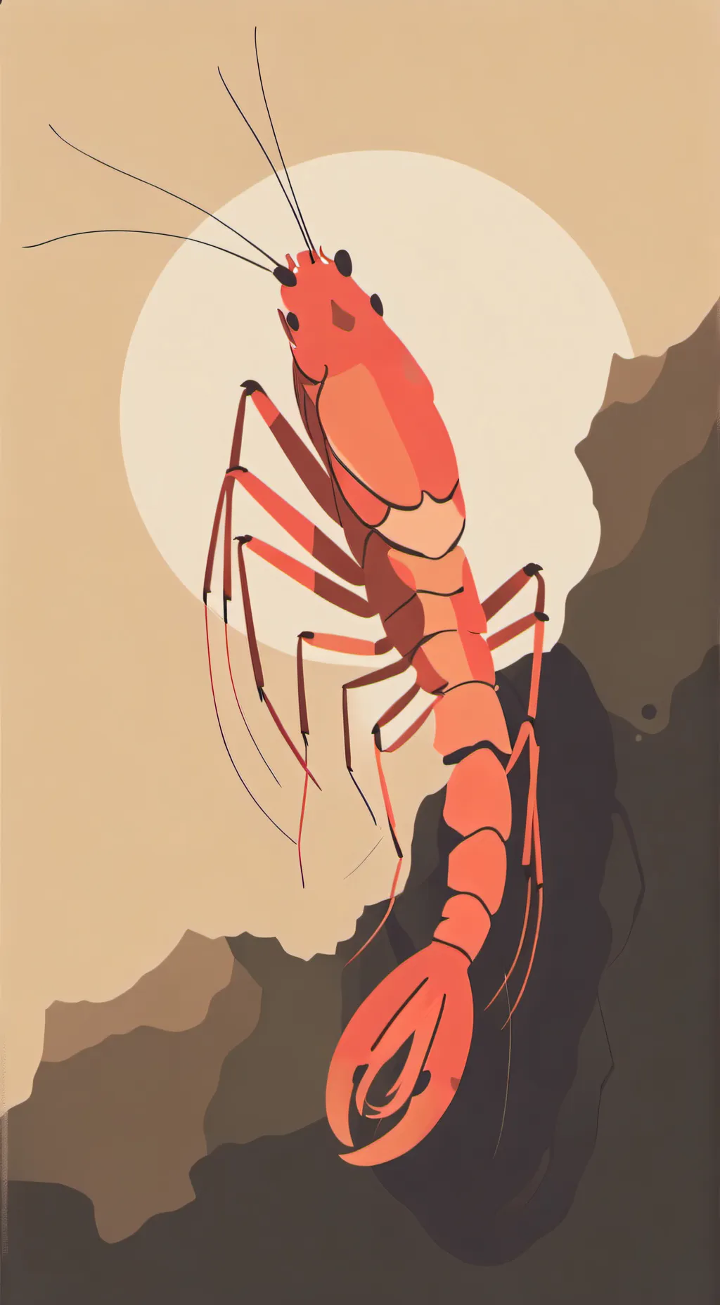 ai character: Shrimpo ✨ background