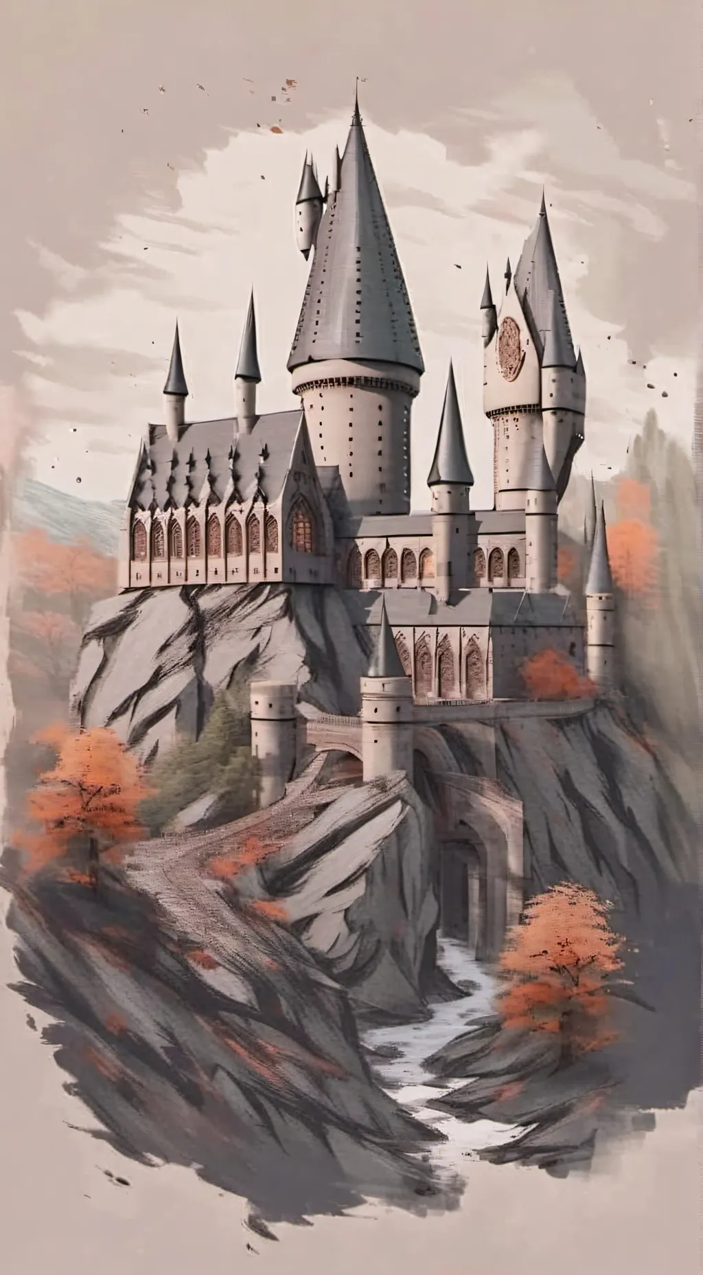 ai character: Hogwarts  background