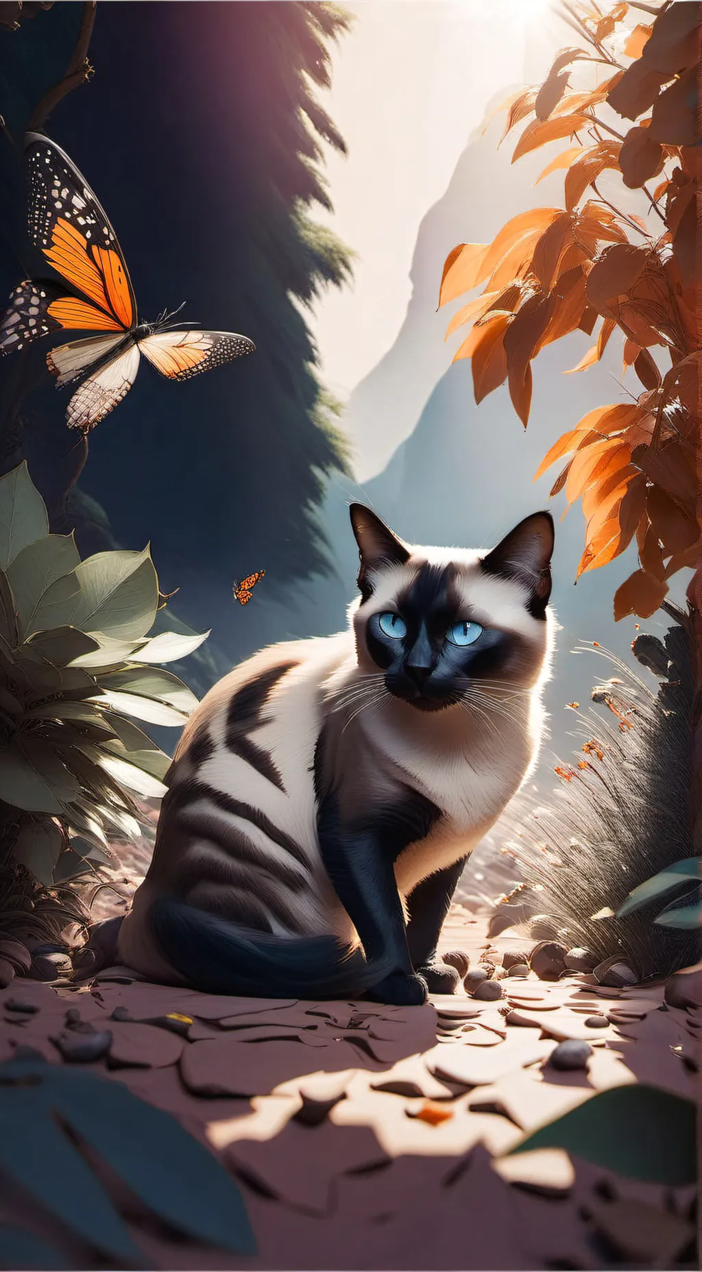 ai character: Smiling Critters background