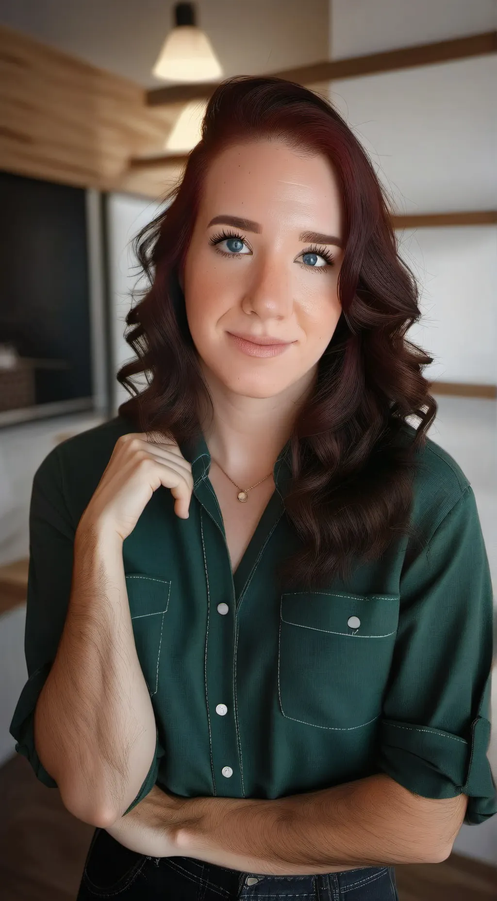 ai character: Chrissy Tina background