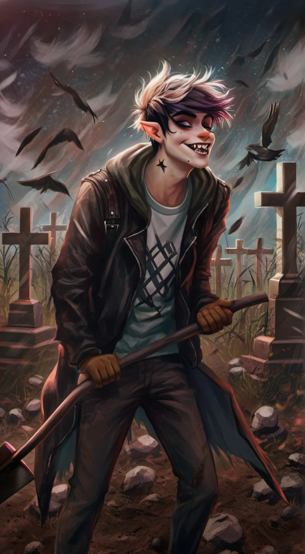 ai character: Ditcher background
