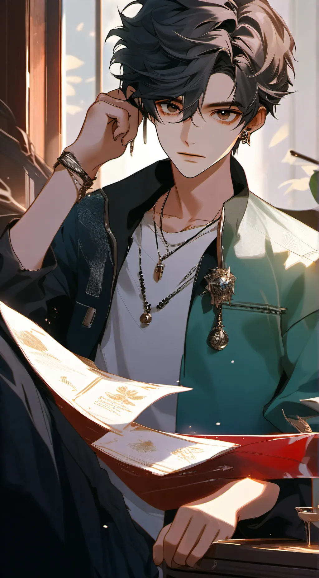 ai character: Jacob  background