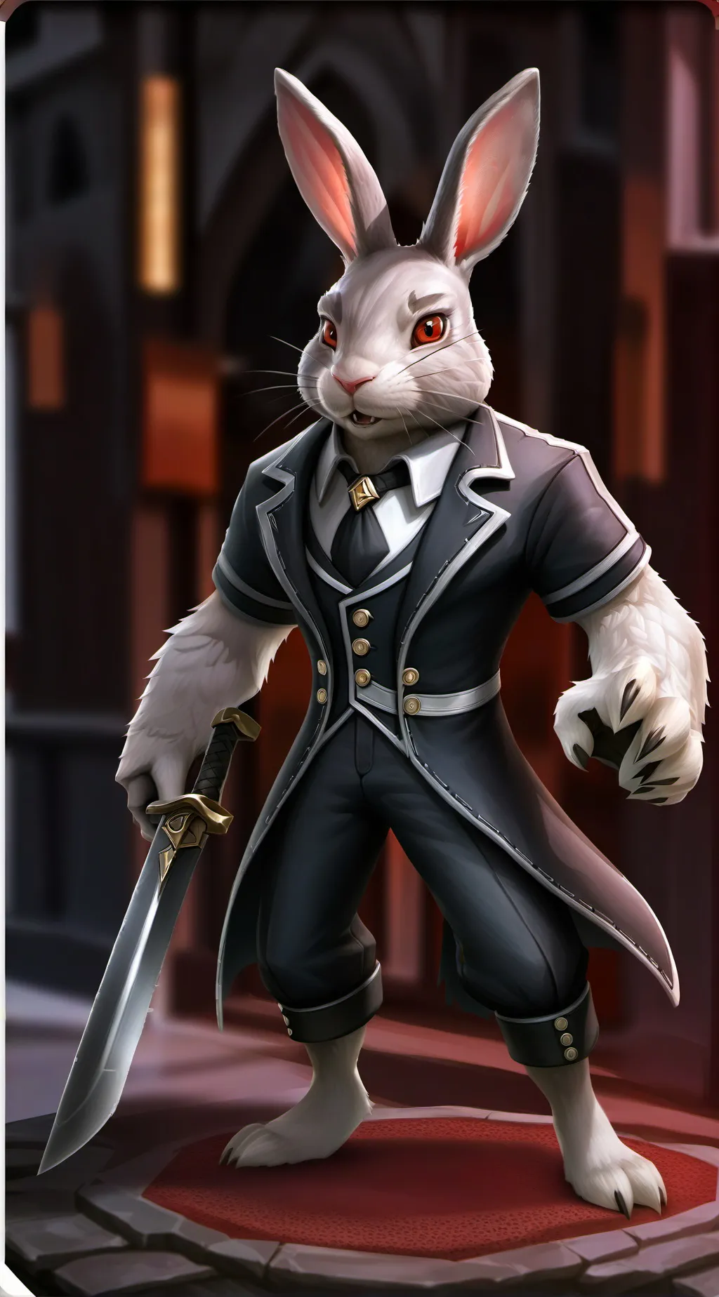 ai character: Finding FRANKIE. background