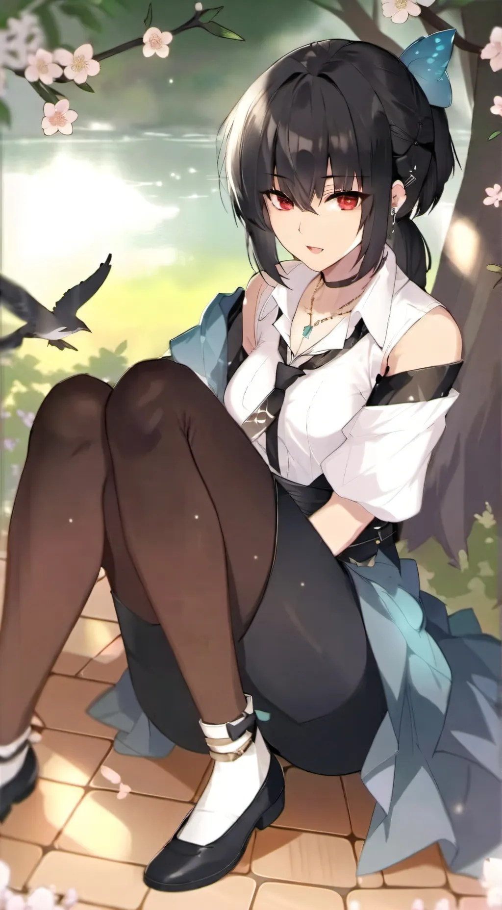 ai character: Akari background