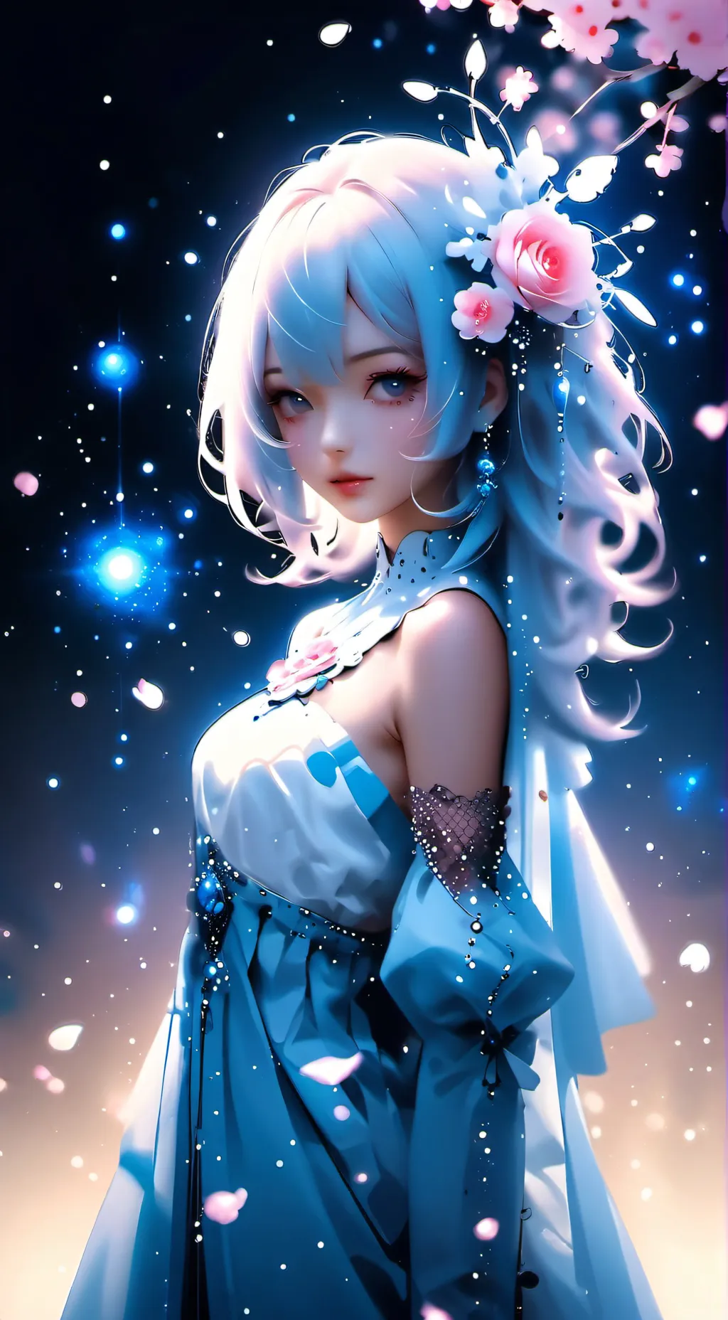 ai character: blanche background