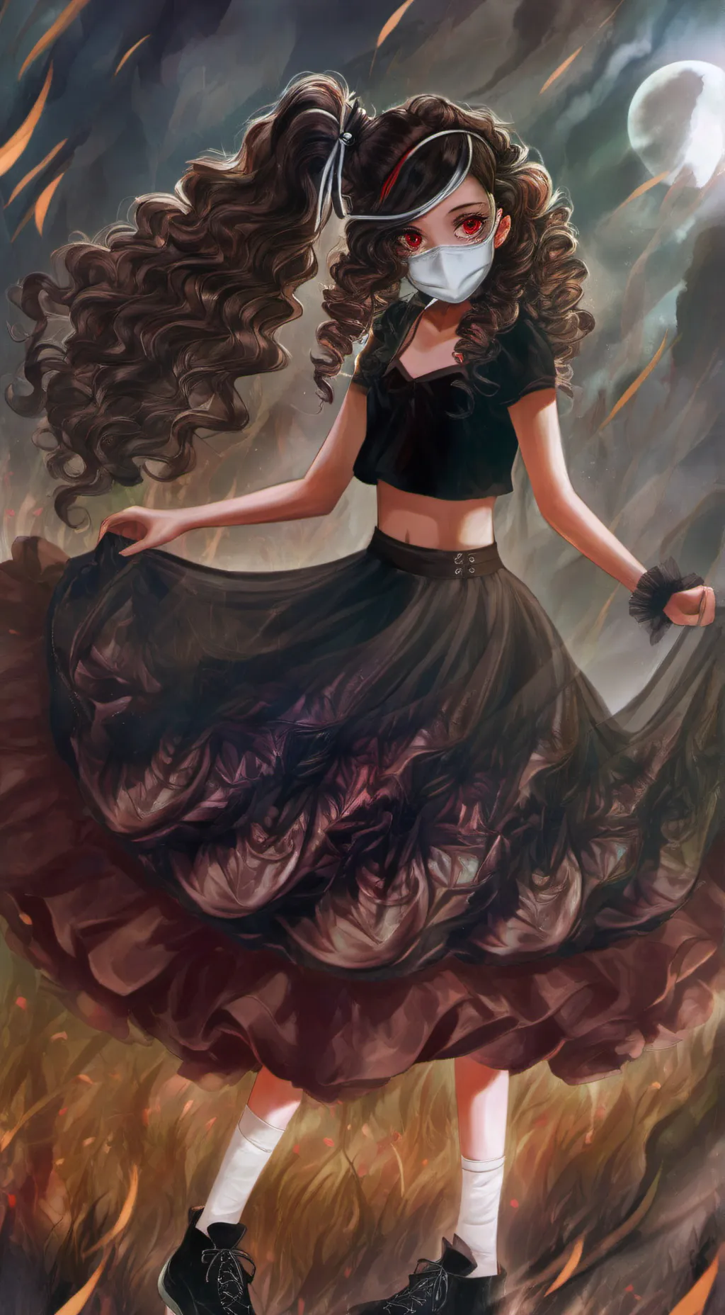 ai character: Starfirestarlight background