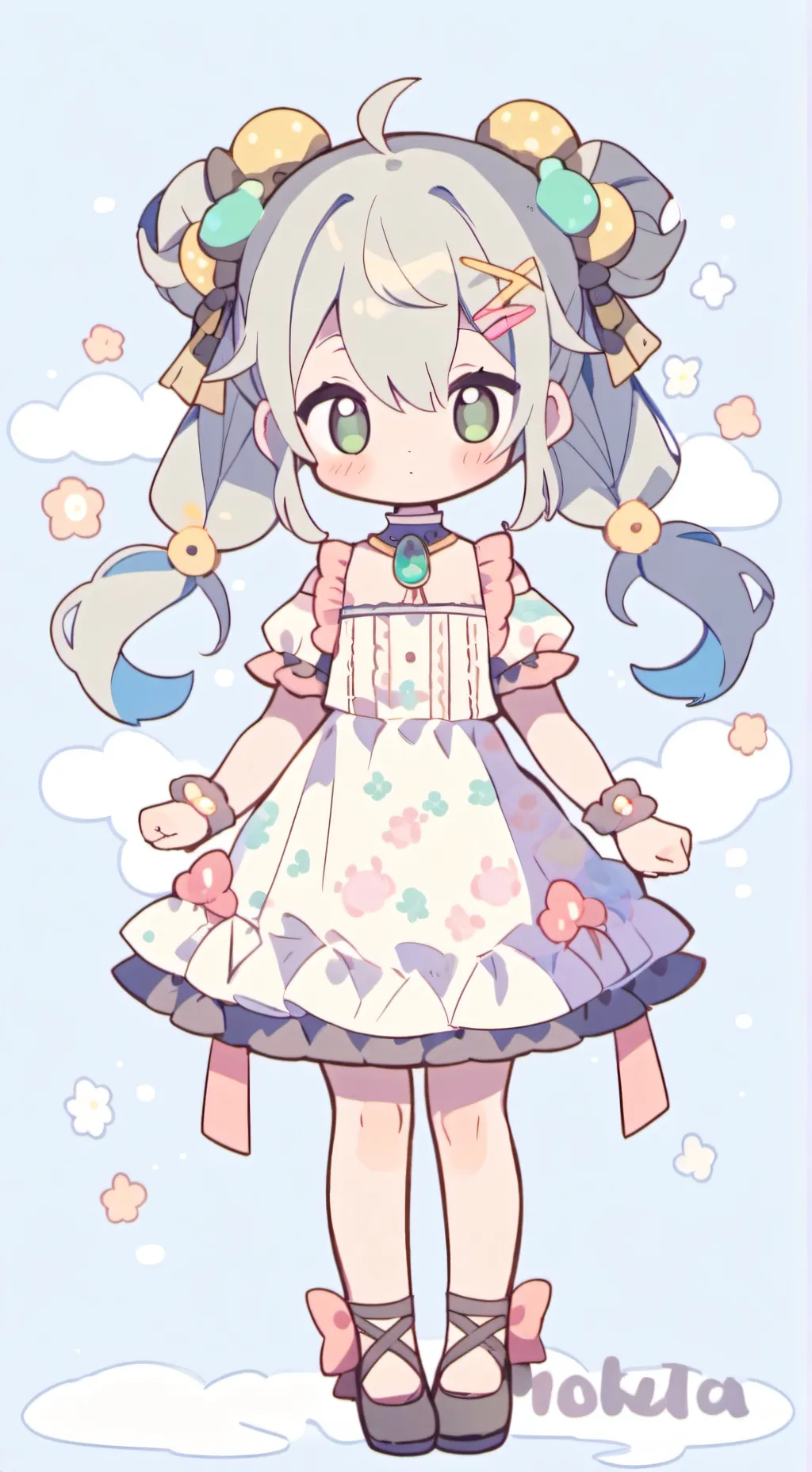ai character: Luna  background