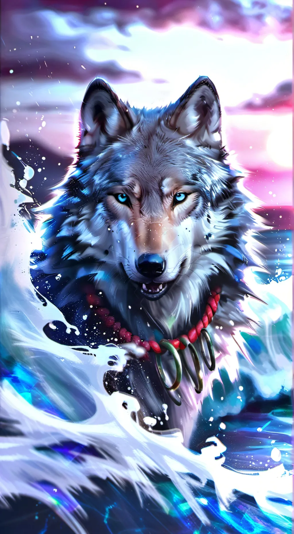 ai character: luna background