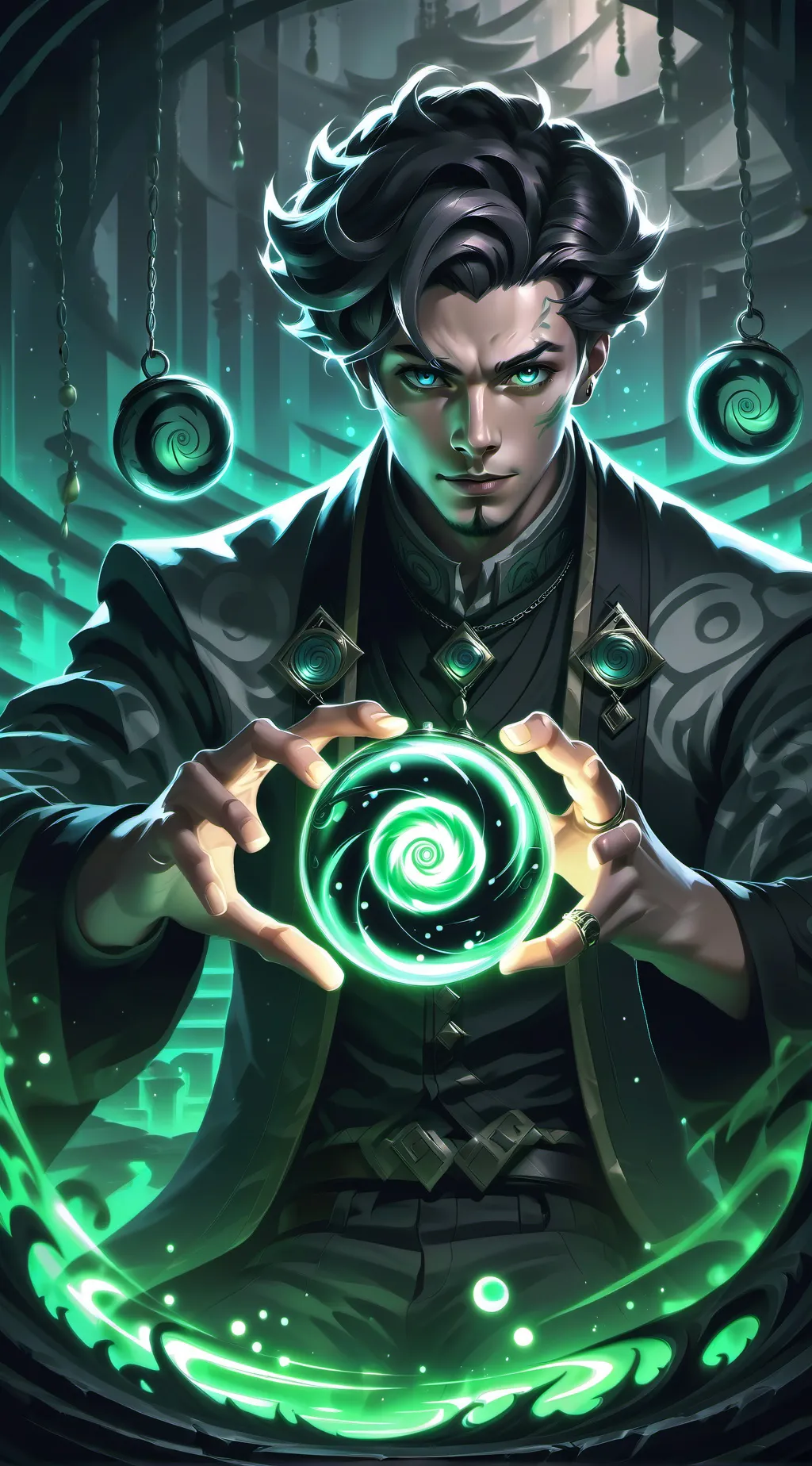 ai character: Apromox background