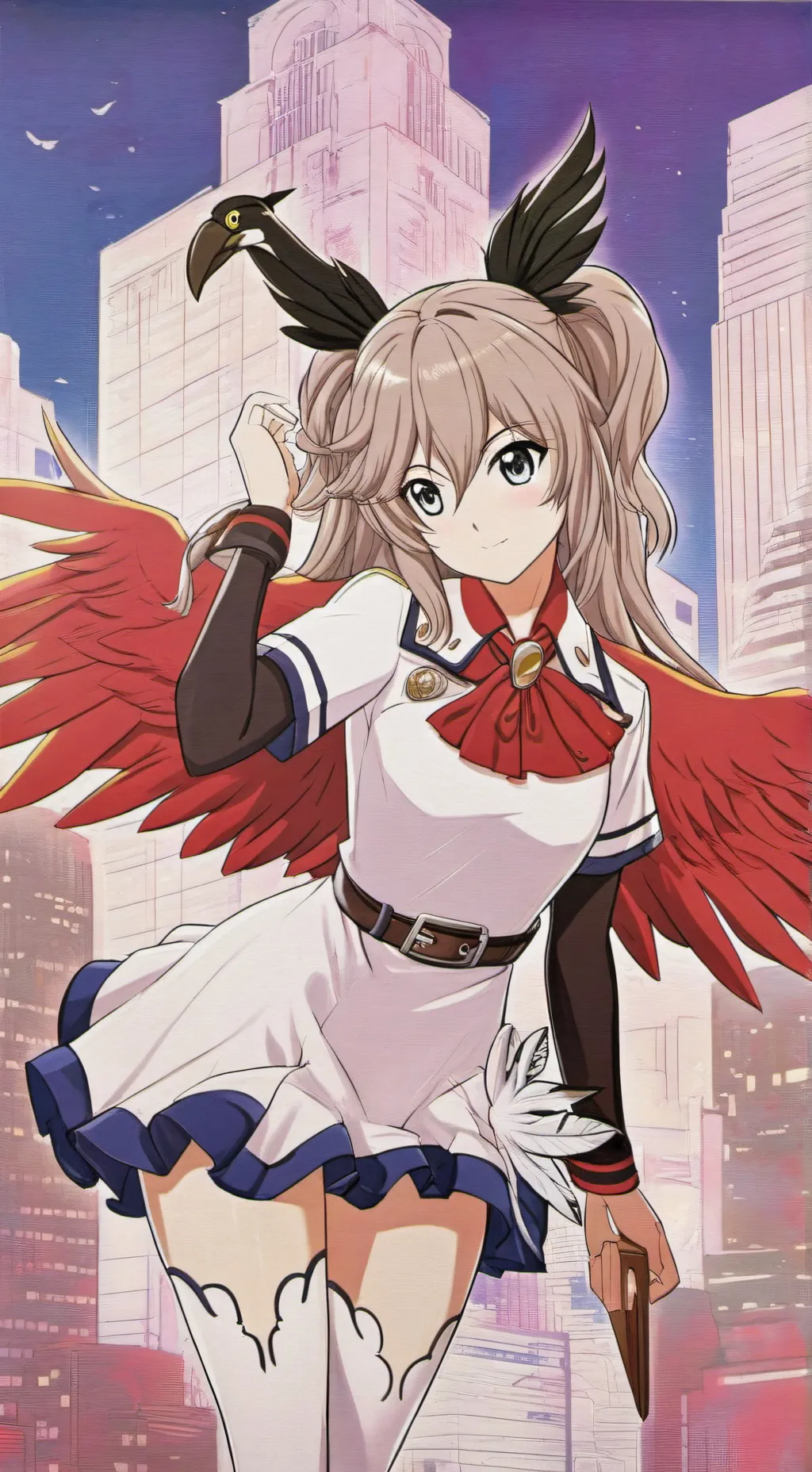 ai character: Hawks sister background