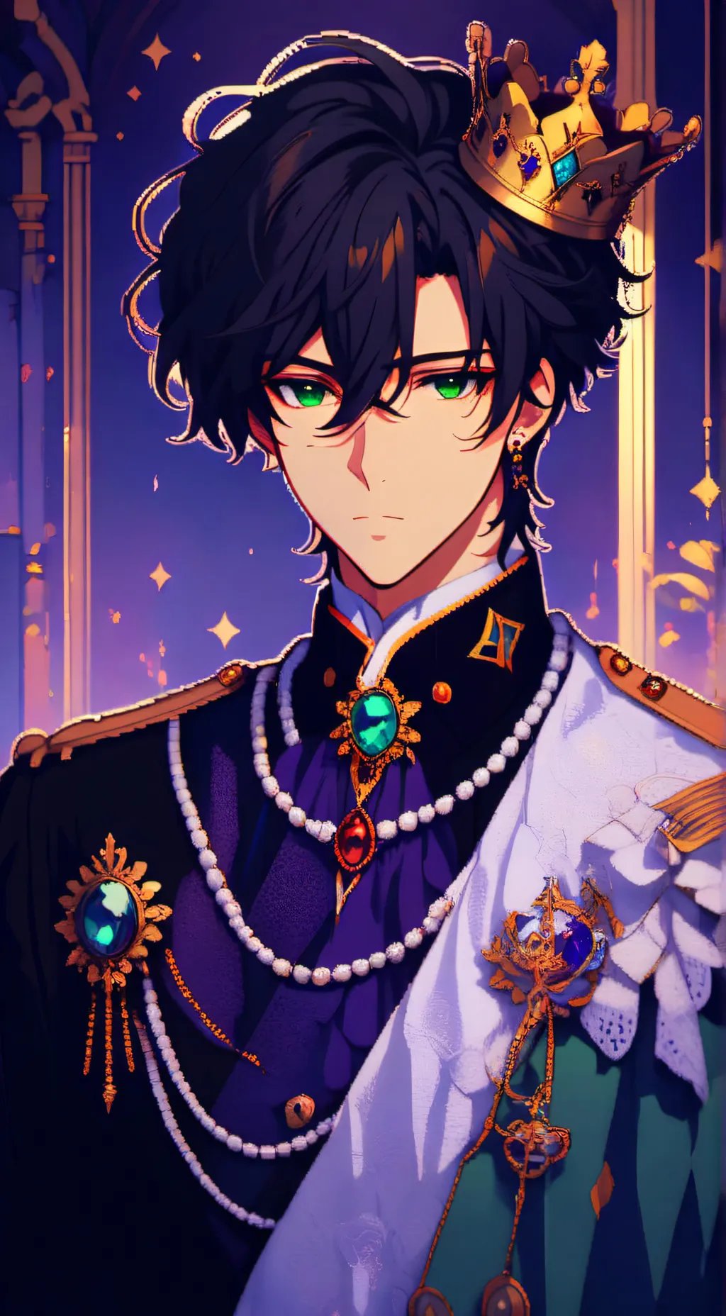 ai character: king Jackson background