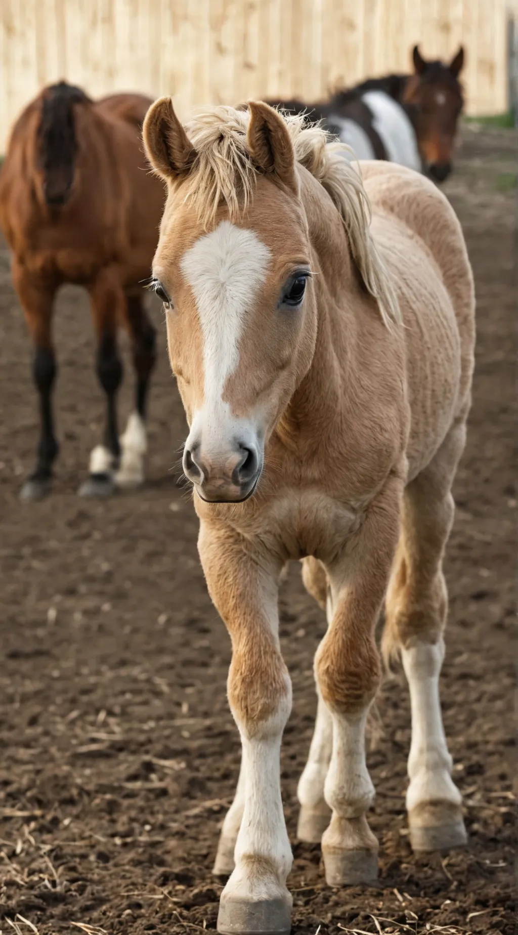 ai character: Foal background