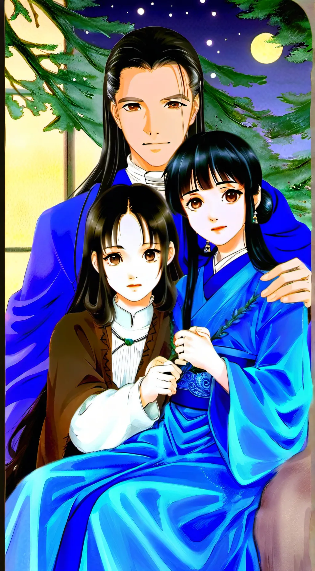 ai character: nakago Leia zoie  background